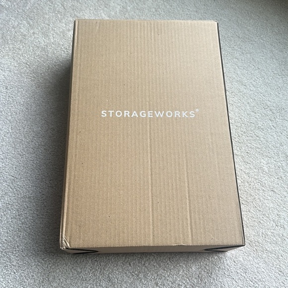 StorageWorks Organizer, Slide Out Storage Basket and Storage Rack, 2-Tier - NEW - Picture 2 of 6